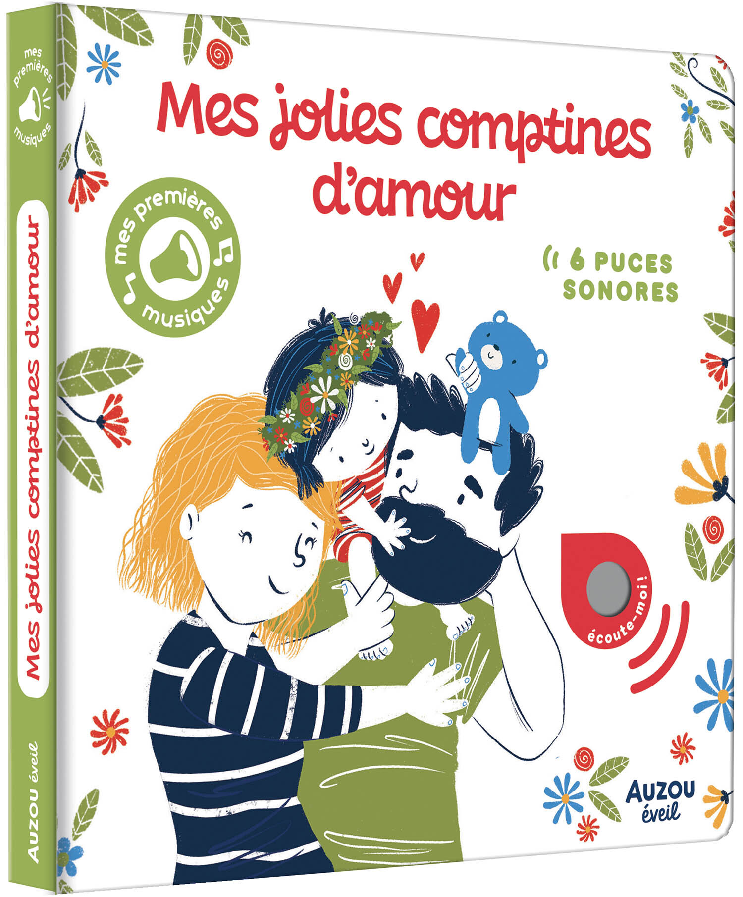 Mes jolies comptines d'amour - Mes premiers sonores - Hazel Quintanilla, Emmanuelle Cabrol, Hagni GWON - AUZOU