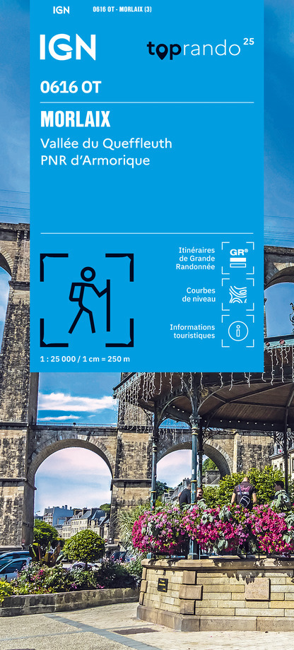 0616OT - MORLAIX - VALLEE DU QUEFFLEUTH   PNR D'ARMORIQUE -  Editions IGN - IGN