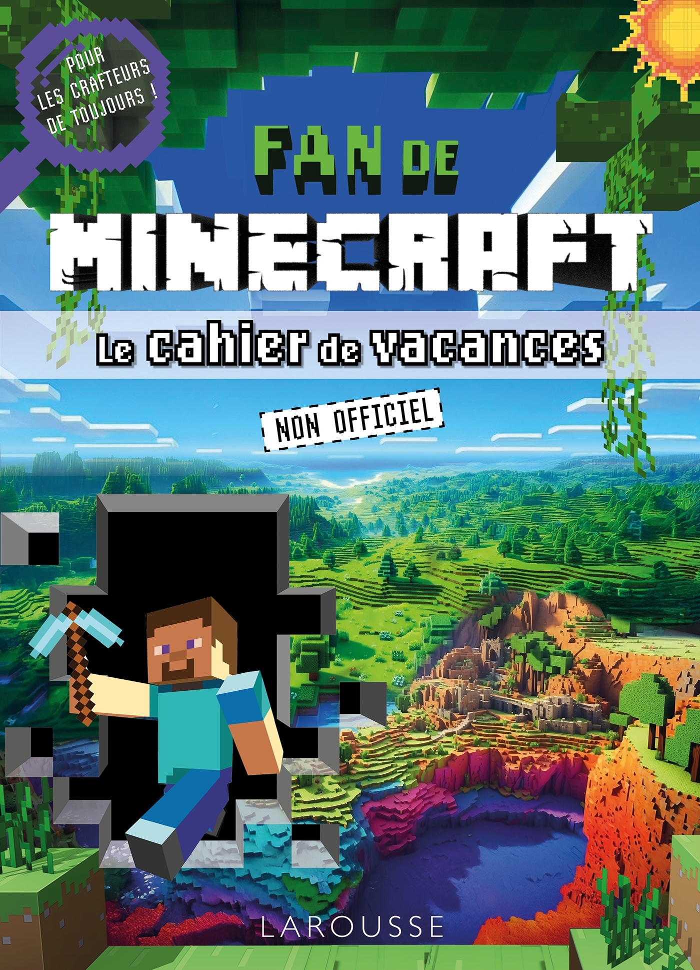 Fan de Minecraft & Co - cahier de vacances adultes - François Lecellier - LAROUSSE