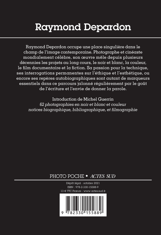 Raymond Depardon NE - Michel Guerrin, Raymond Depardon - ACTES SUD
