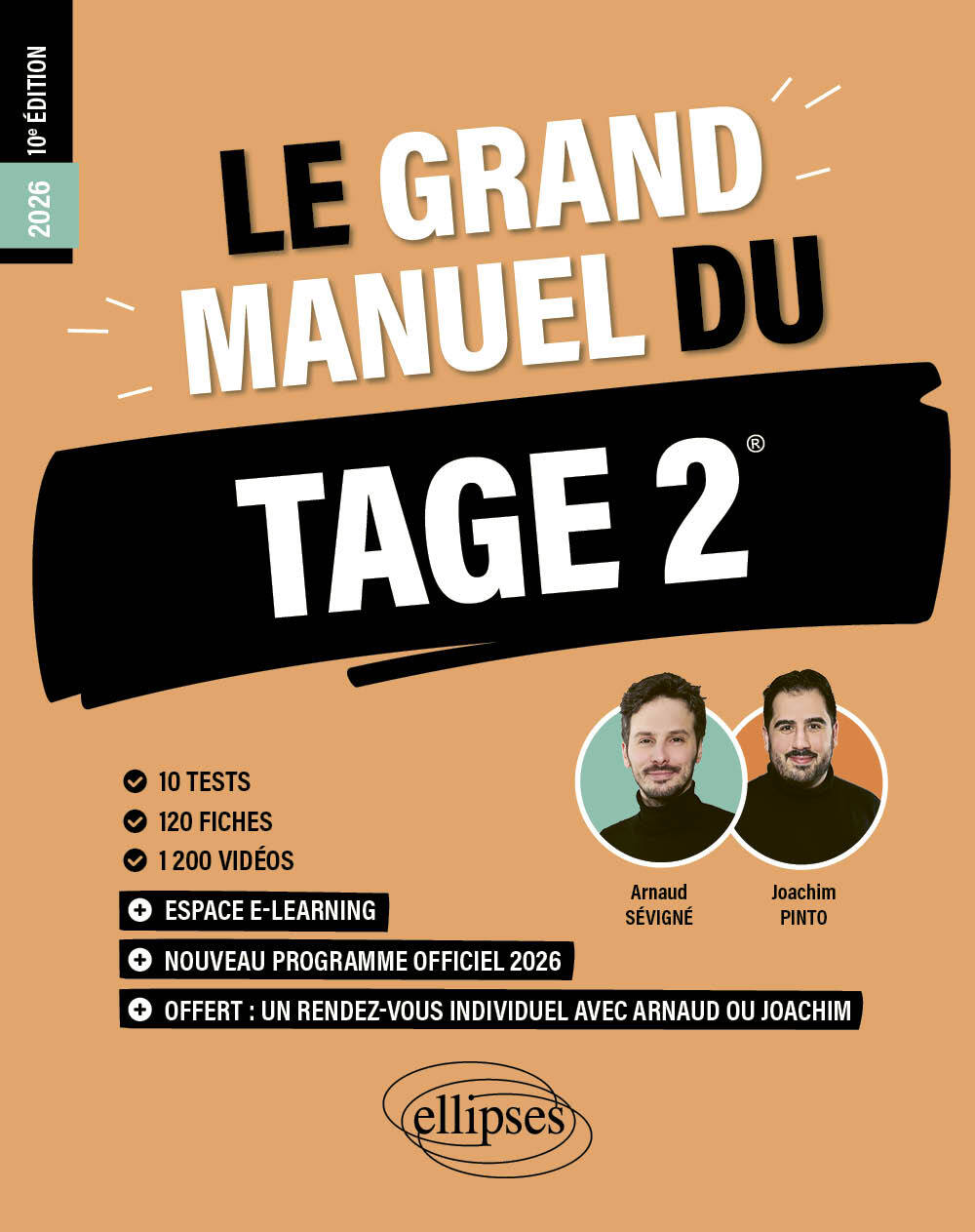 Le Grand Manuel du TAGE 2 - Joachim Pinto, Arnaud Sévigné - ELLIPSES
