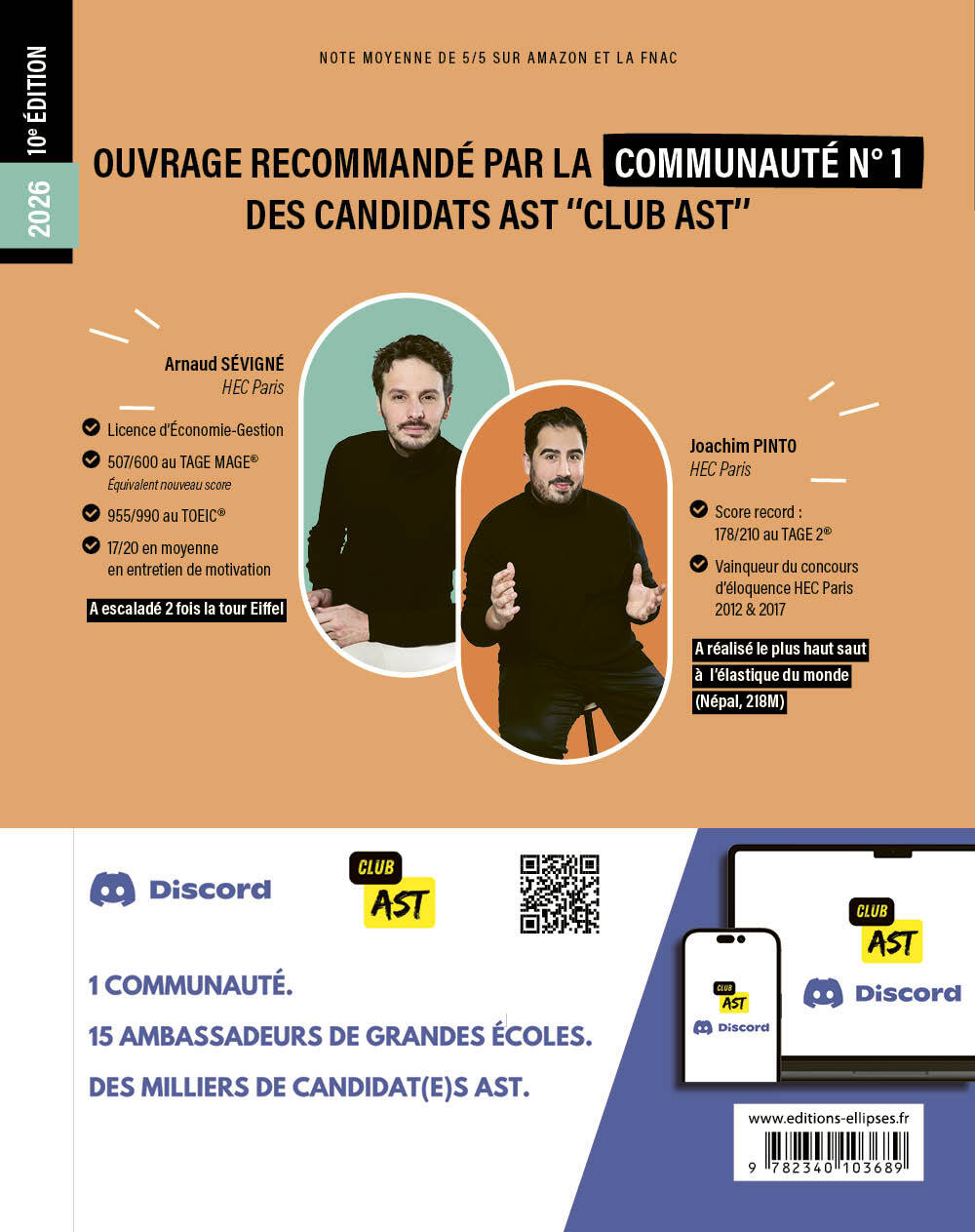 Le Grand Manuel du TAGE 2 - Joachim Pinto, Arnaud Sévigné - ELLIPSES
