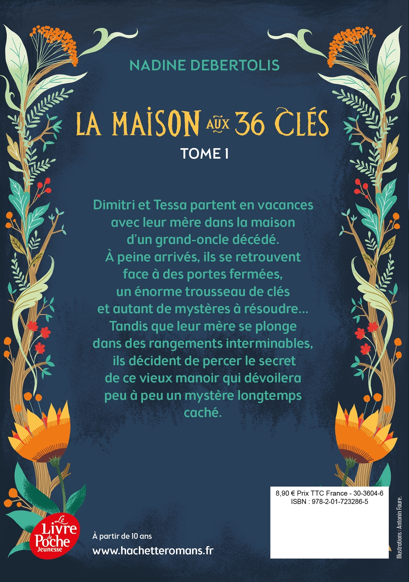 La maison aux 36 clés - Nadine Debertolis - POCHE JEUNESSE