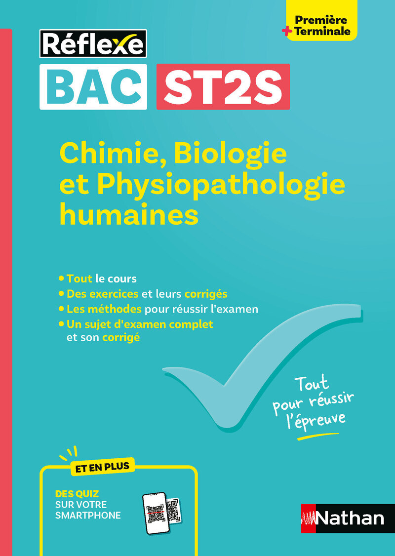 Guide Bac ST2S - Spécialité Chimie, Biologie et Physiopathologie humaines 1re/ Tle - Réflexe - N° 7 - Ingrid Fanchon, Catherine Malingue, Michèle Busnel, Severine Vié - NATHAN