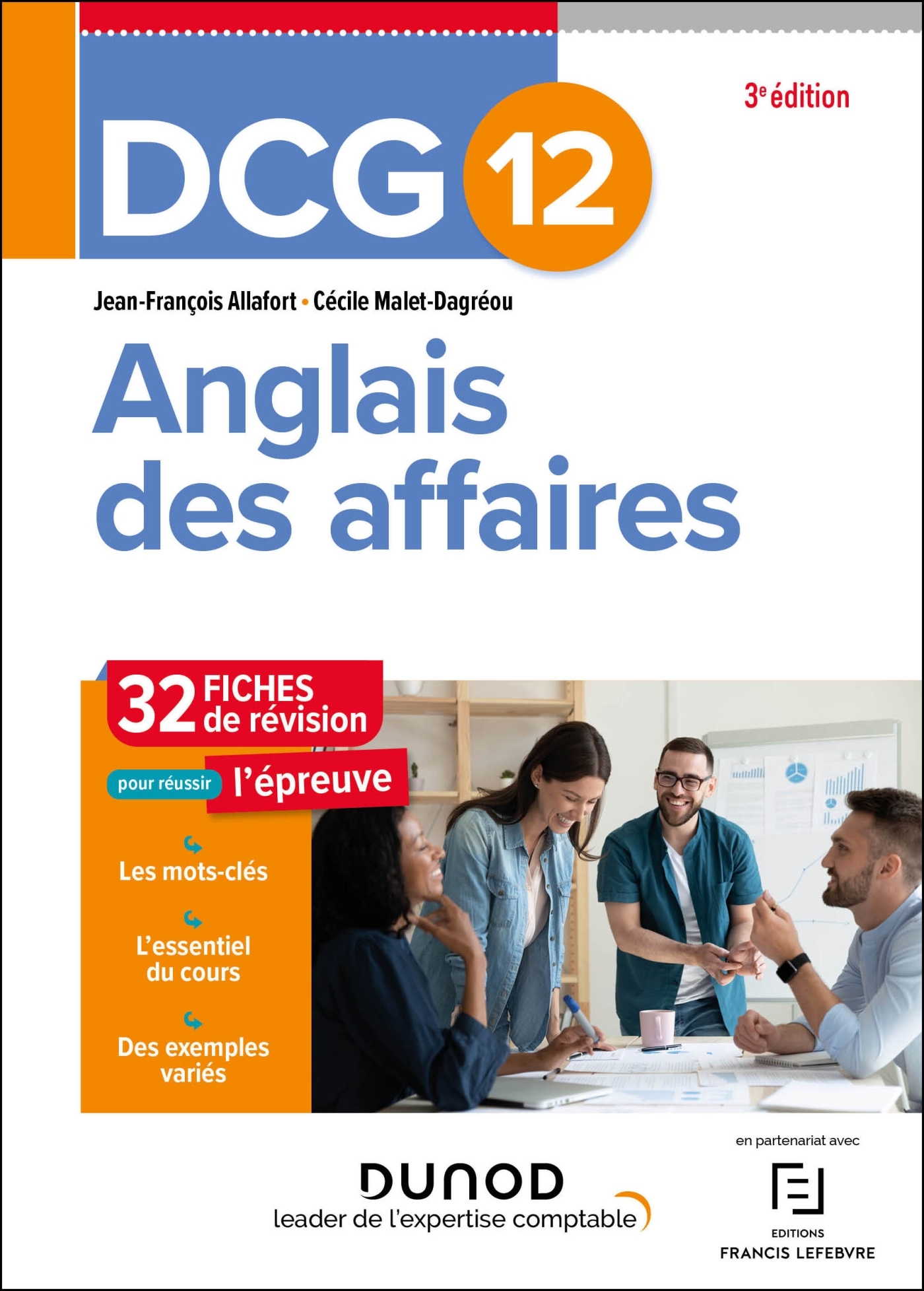 DCG 12 - Anglais des affaires - Fiches de révision - 3e éd. - Jean-François Allafort, Cécile Malet-Dagréou - DUNOD