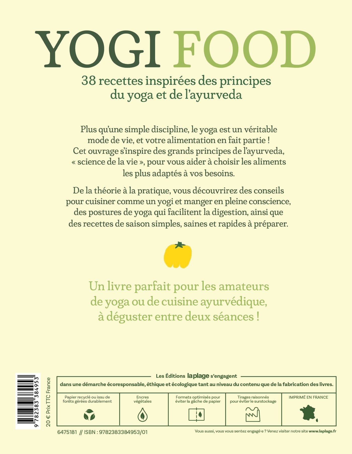 Yogi food (Nouvelle édition) - Clémentine Erpicum, Mélanie Caillo - LA PLAGE
