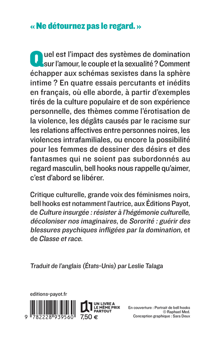 DU SEXISME EN AMOUR - bell hooks - PAYOT