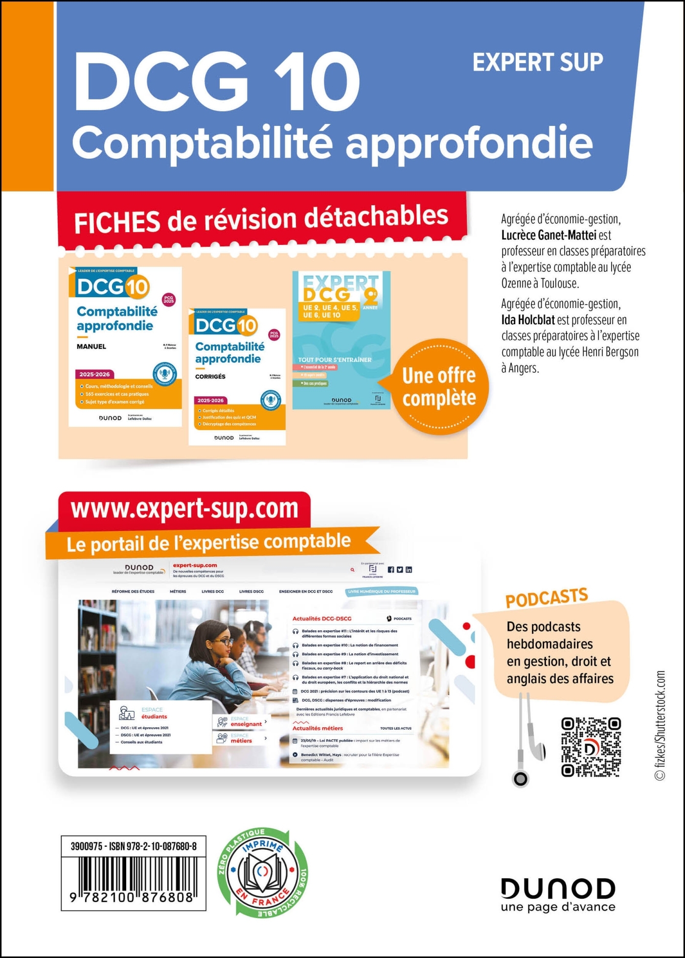 DCG 10 - Comptabilité approfondie - Fiches 2025-2026 - Lucrèce Ganet-Mattei, Ida Holcblat - DUNOD