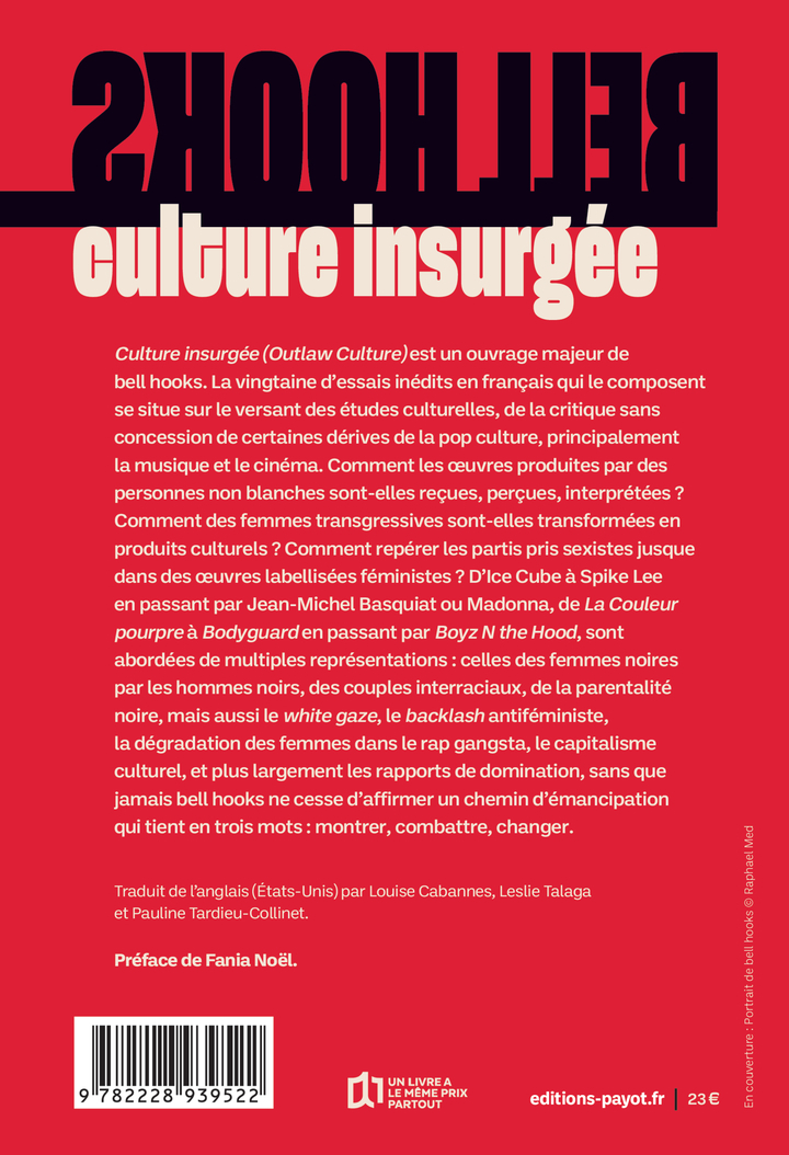 CULTURE INSURGEE - bell hooks, Fania Noël - PAYOT