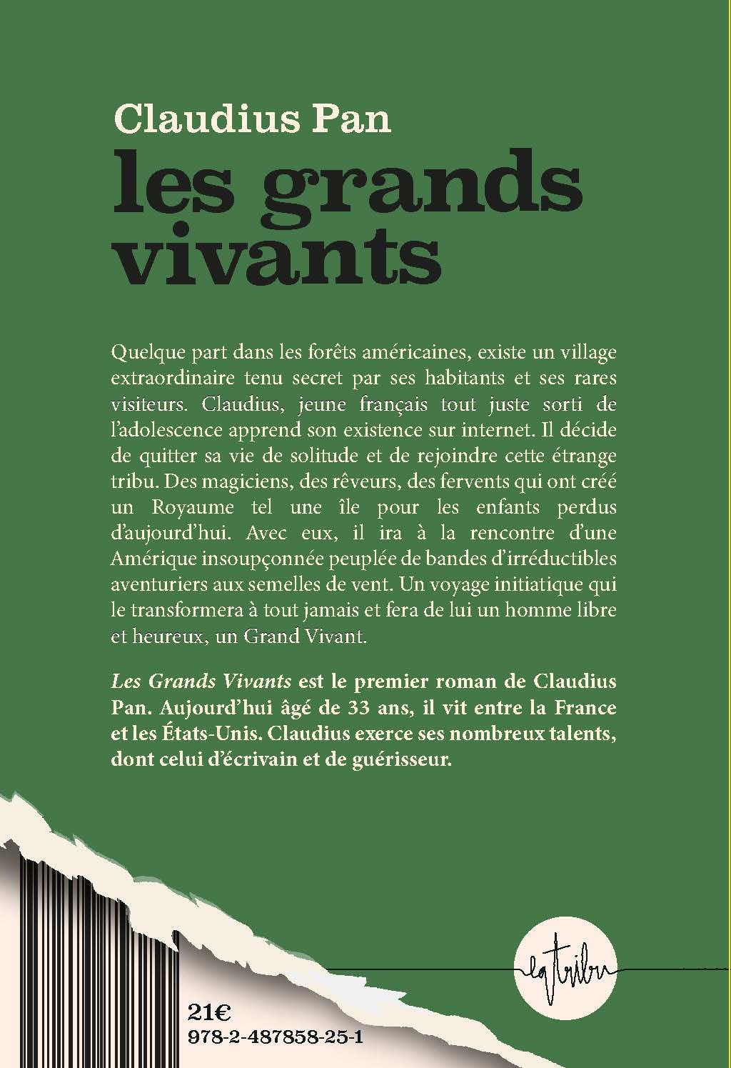 Les Grands Vivants - Claudius Pan - LA TRIBU