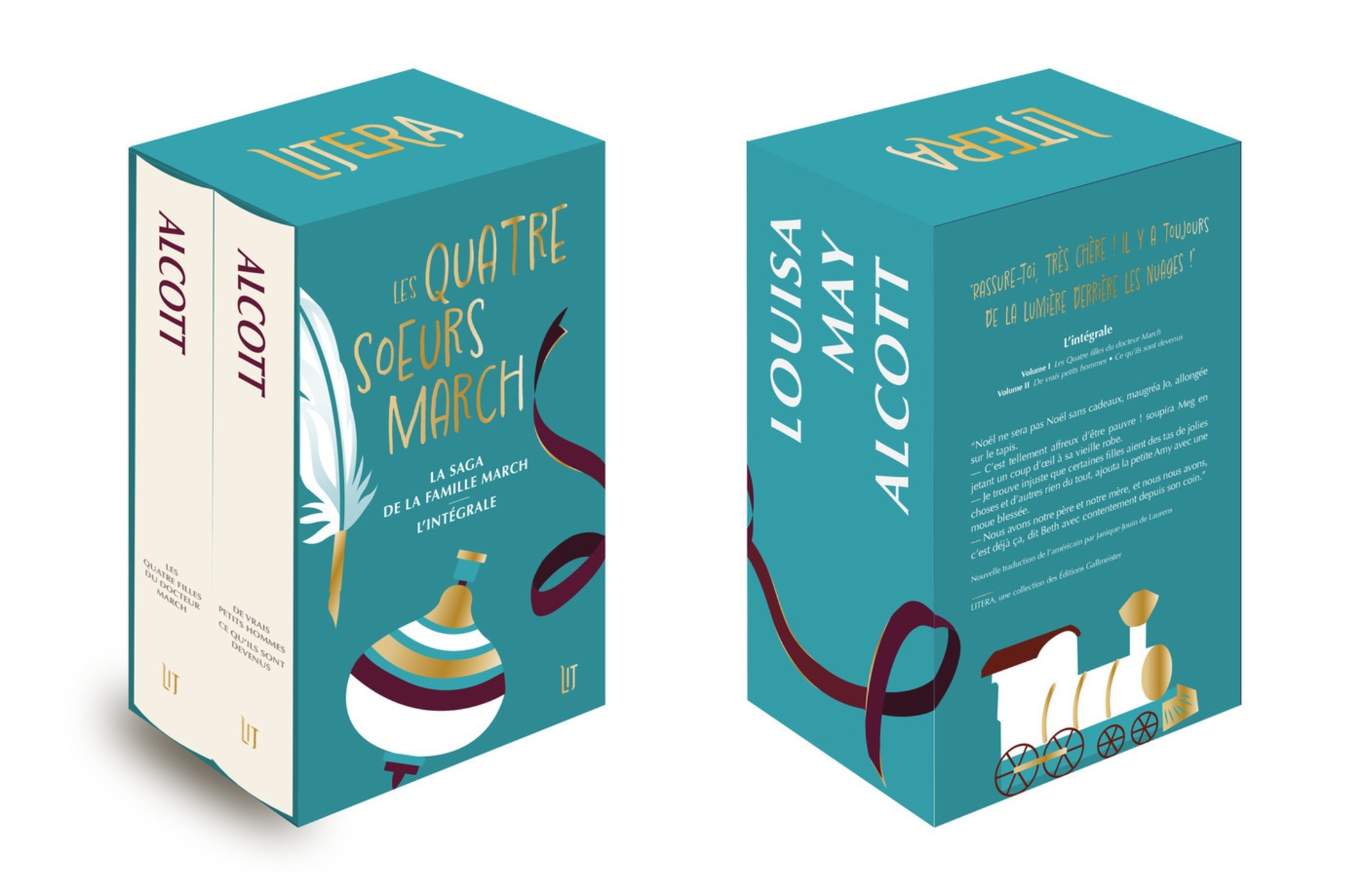 Les Quatre Soeurs March coffret intégral - édition Litera - Louisa May Alcott - GALLMEISTER