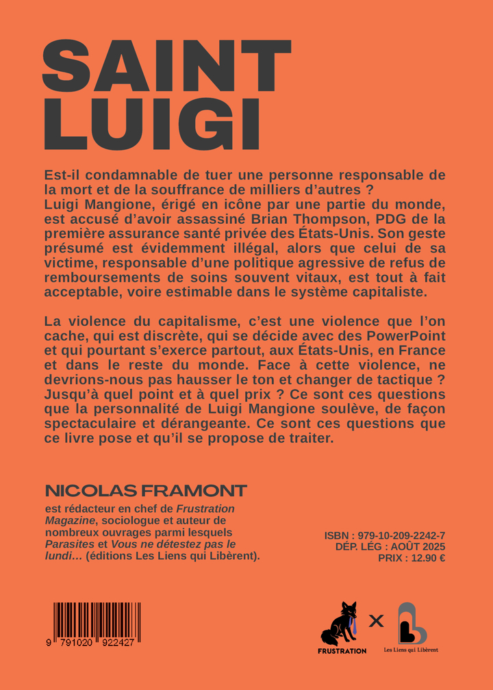 Saint Luigi - Nicolas Framont - LIENS LIBERENT
