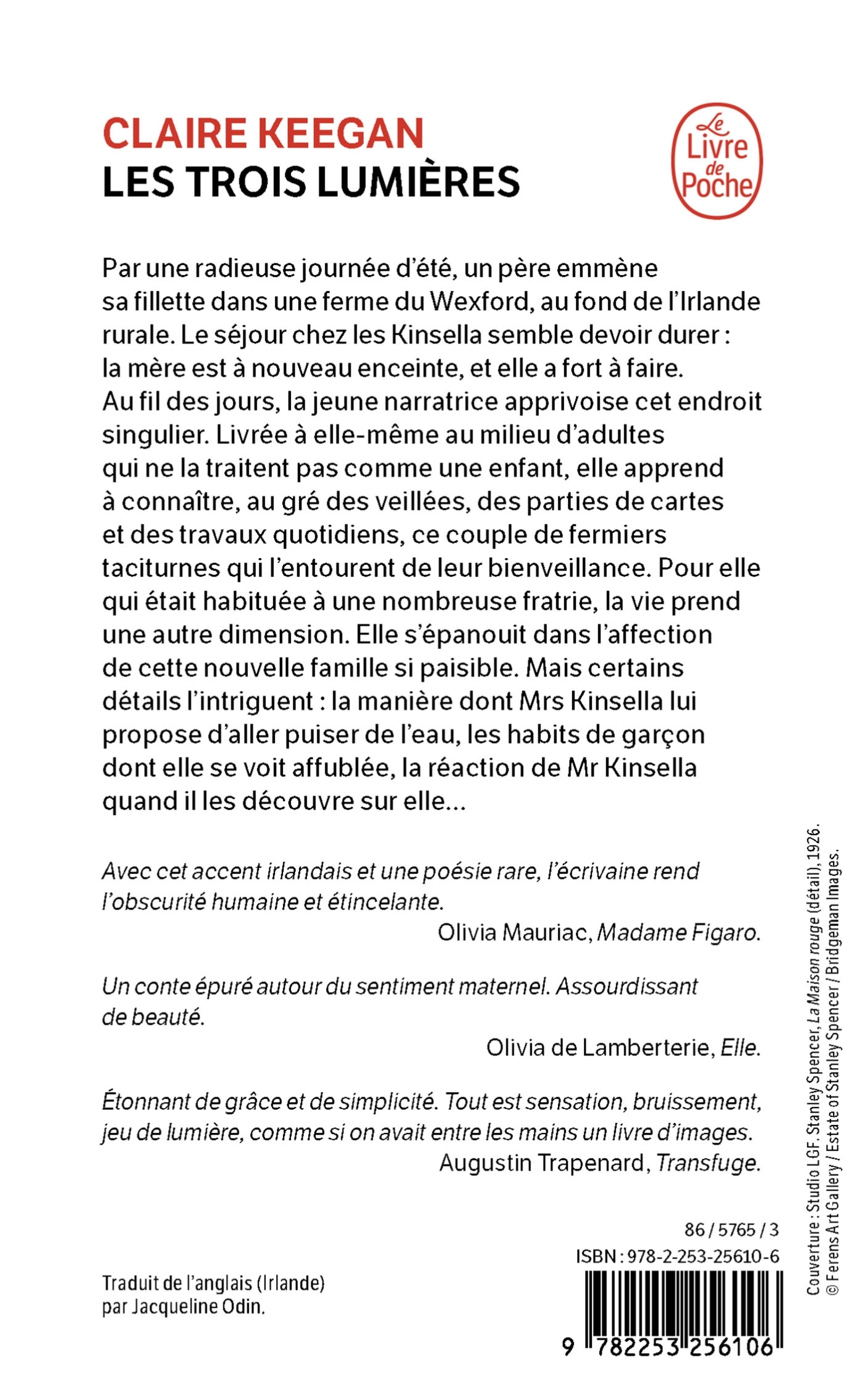 Les Trois Lumières - Claire Keegan - LGF