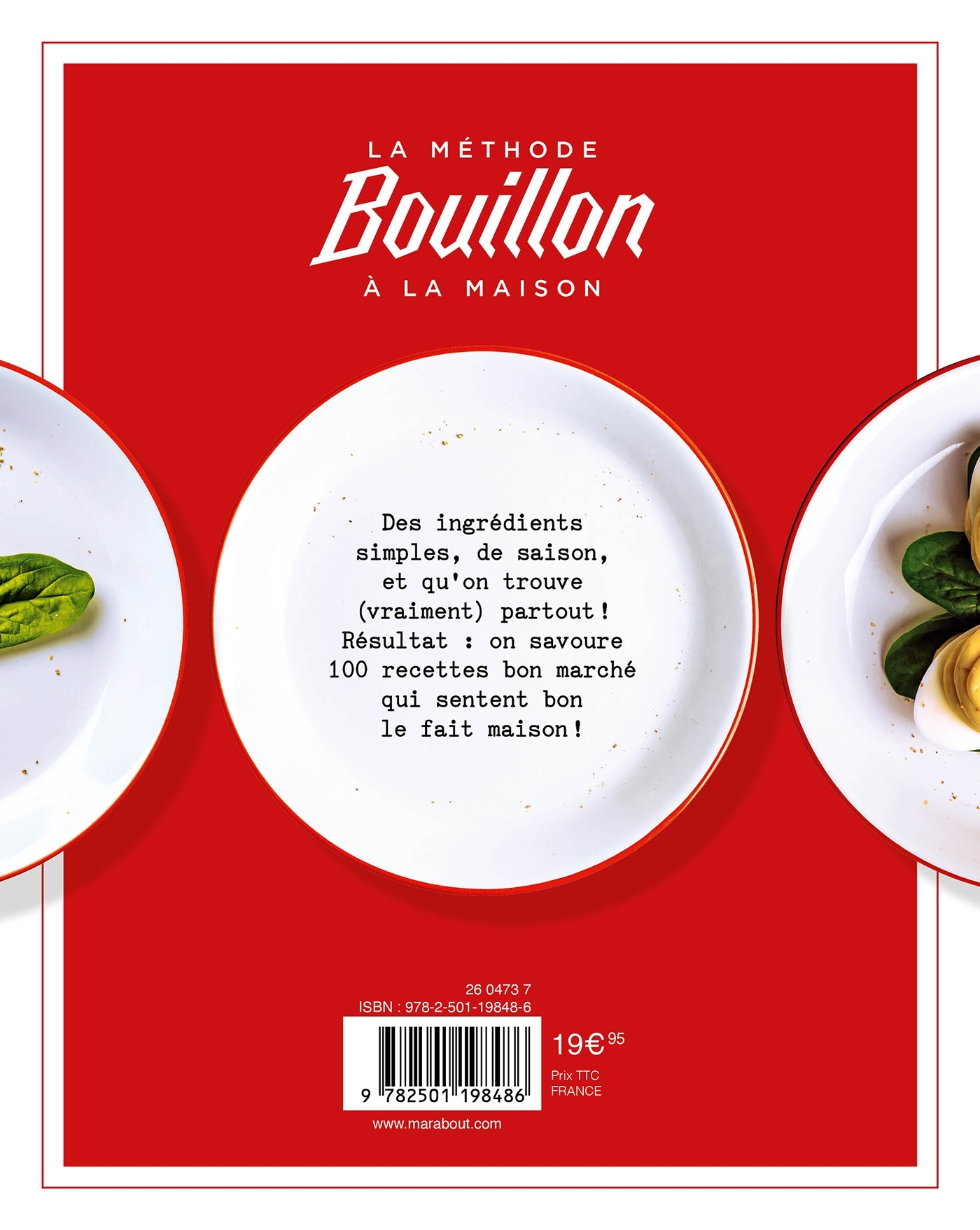 100 plats du jour -  Bouillon - MARABOUT