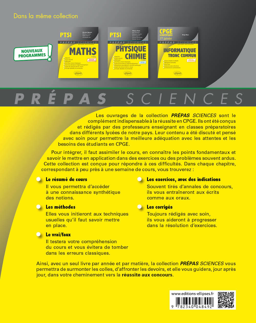 Sciences industrielles de l'ingénieur PTSI - Programme 2021 - Patrick Beynet, Christian Collignon, Laurent Deschamps, Christophe Durant, Maxime Girot, François Jeay, Olivier Tourvieille, Bertrand Hauchecorne - ELLIPSES