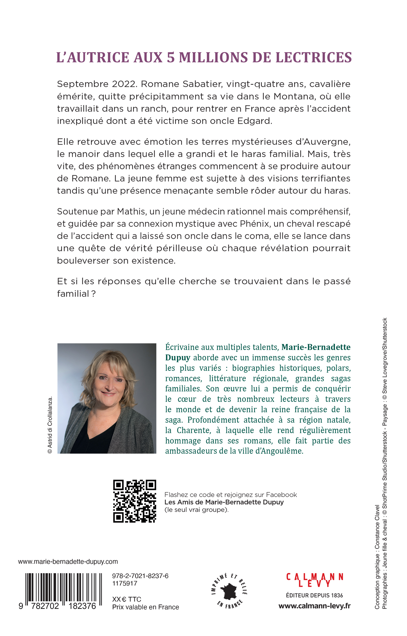 Le Manoir des rêves perdus, tome 1 - Les Caprices de la brume - Marie-Bernadette Dupuy - CALMANN-LEVY