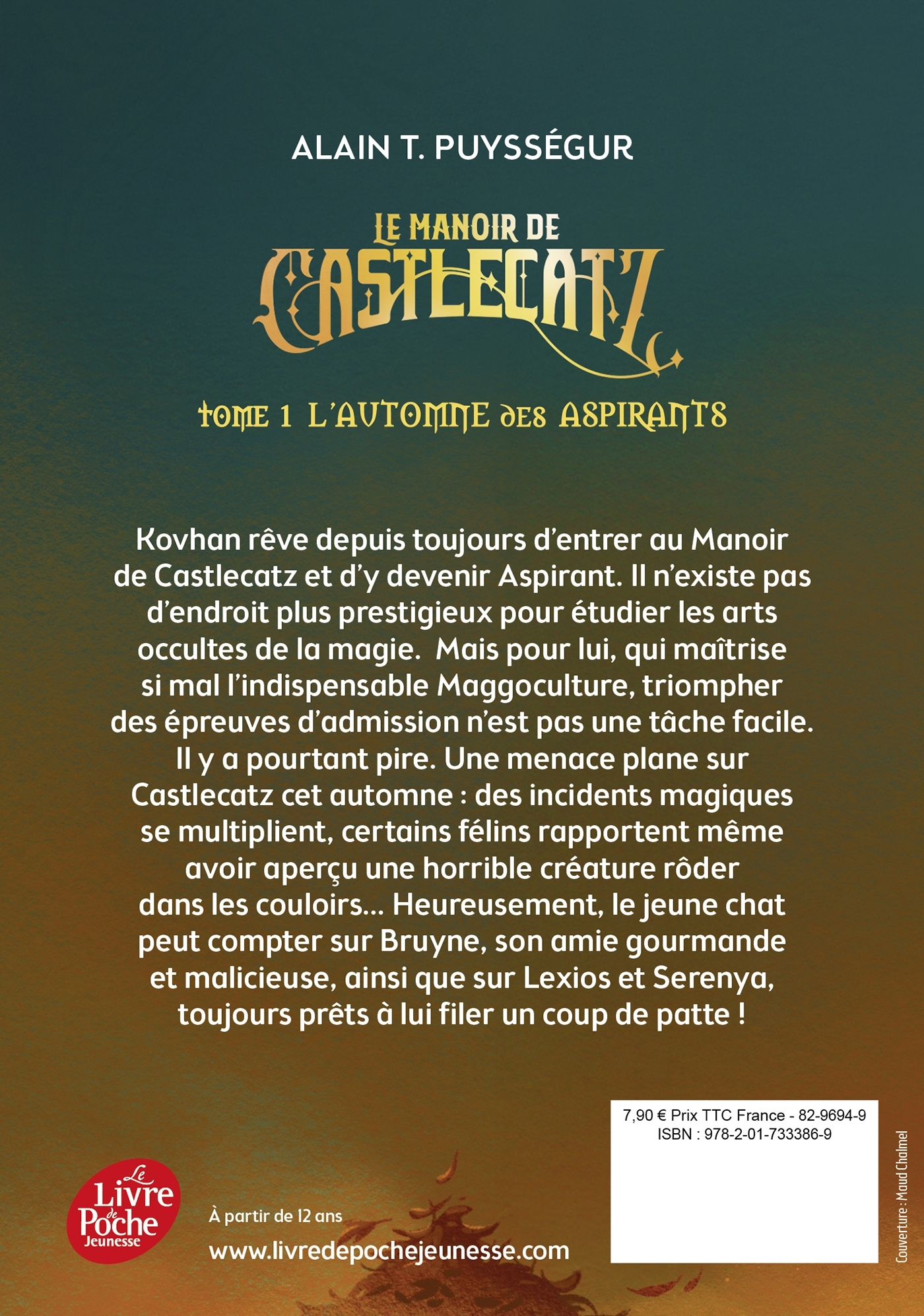 Le manoir de Castlecatz - Tome 1 - Alain T. Puysségur, Alain T. Puyssegur - POCHE JEUNESSE