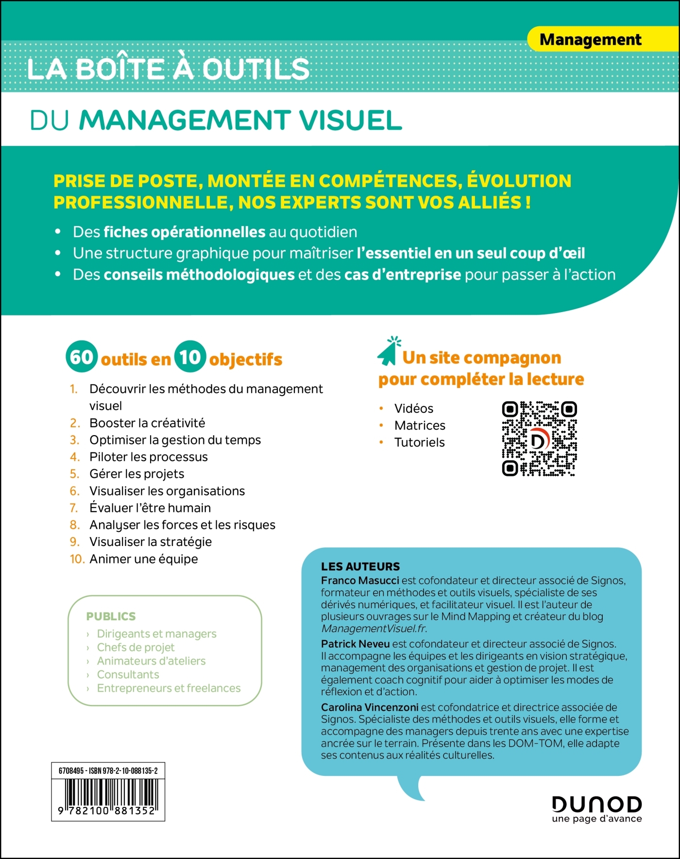 La boîte à outils du management visuel - Franco Masucci, Carolina Vincenzoni, Patrick Neveu - DUNOD