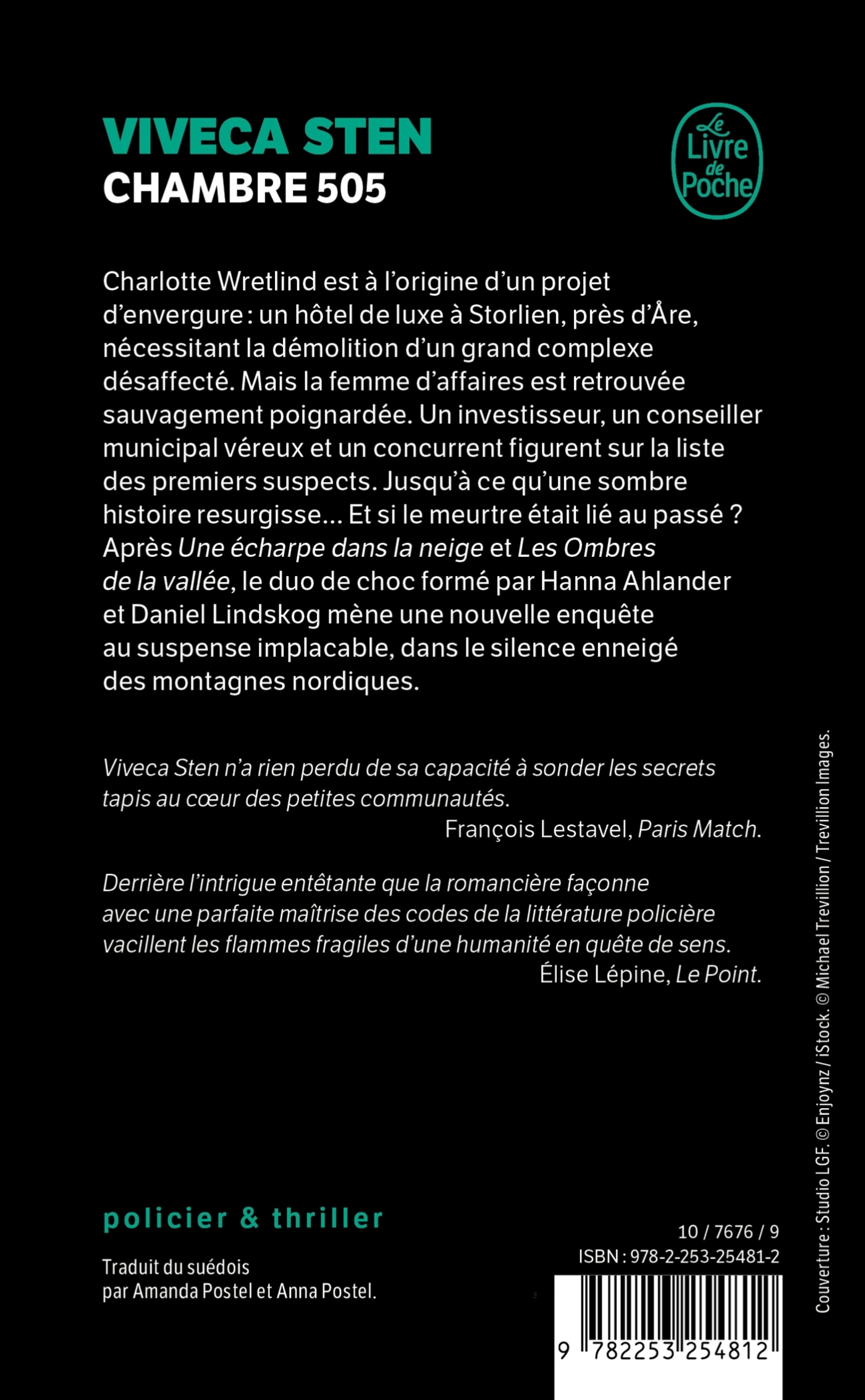 Chambre 505 - Viveca Sten - LGF