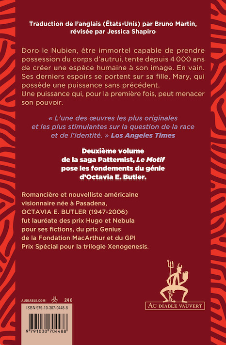 Le motif - Octavia E. Butler, Jessica Shapiro - DIABLE VAUVERT
