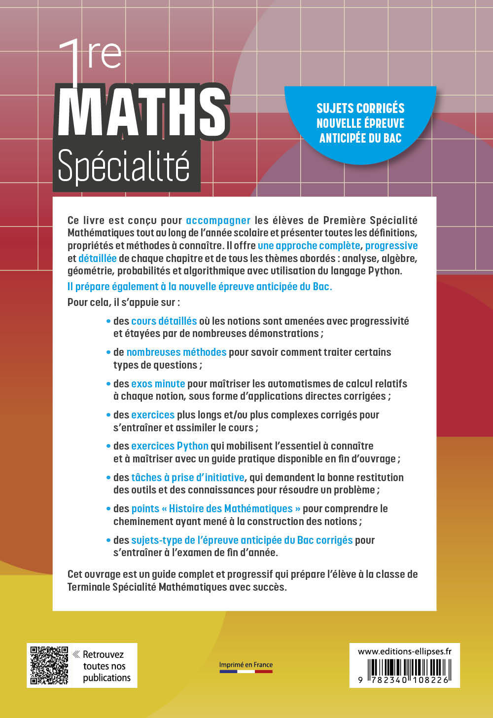 Mathématiques Spé Première - Gaël Guyot - ELLIPSES
