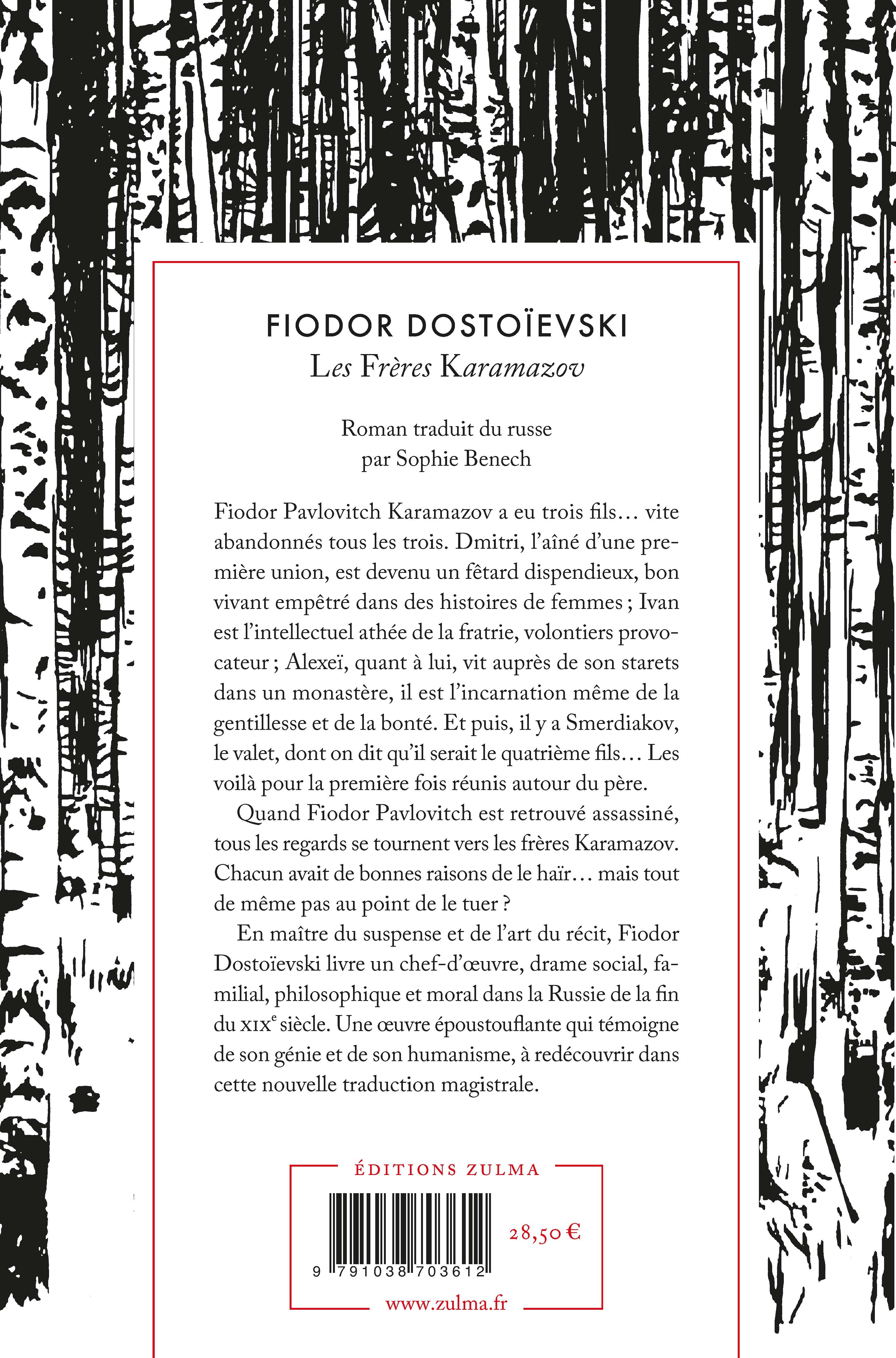 Les Frères Karamazov - Fiodor Dostoïevski - ZULMA