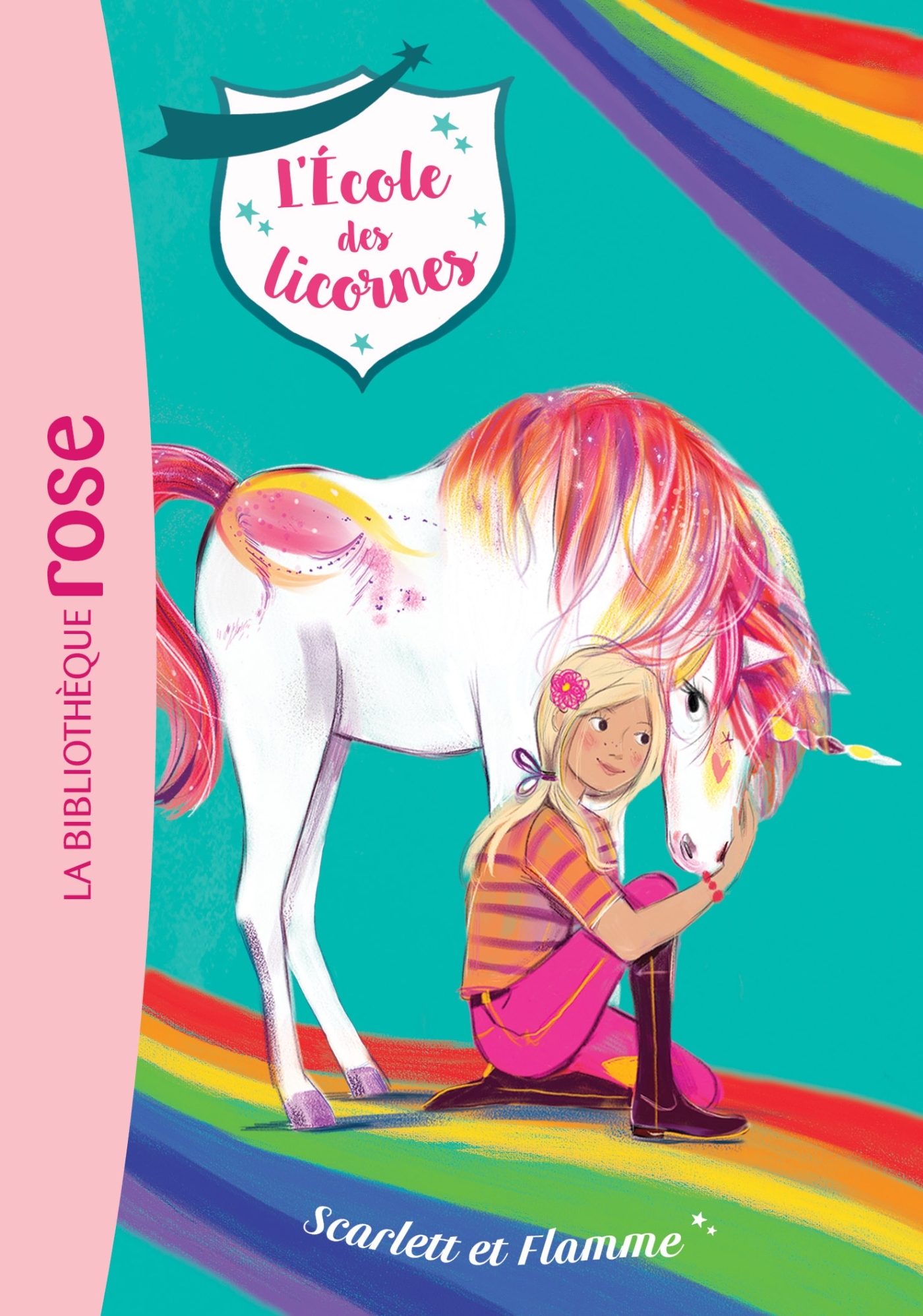 L'Ecole des Licornes 02 - Scarlett et Flamme - Julie Sykes - HACHETTE JEUN.