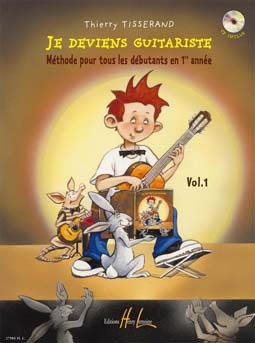 JE DEVIENS GUITARISTE VOL.1+ CD -  TISSERAND THIERRY - LEMOINE