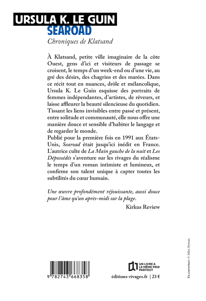 Searoad - Ursula Le guin - RIVAGES
