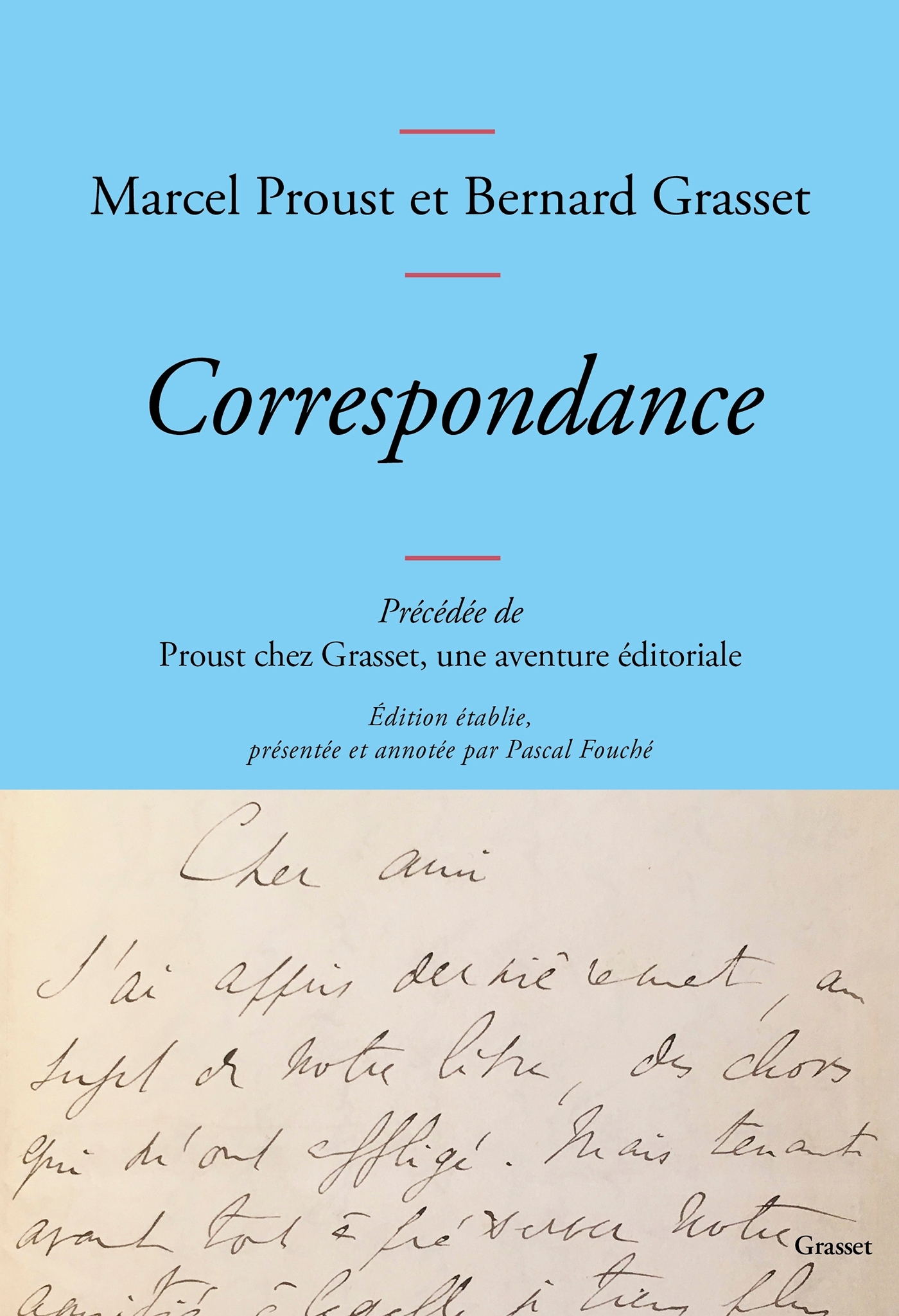 Correspondance - Pascal Fouché, Marcel Proust, Bernard Grasset - GRASSET