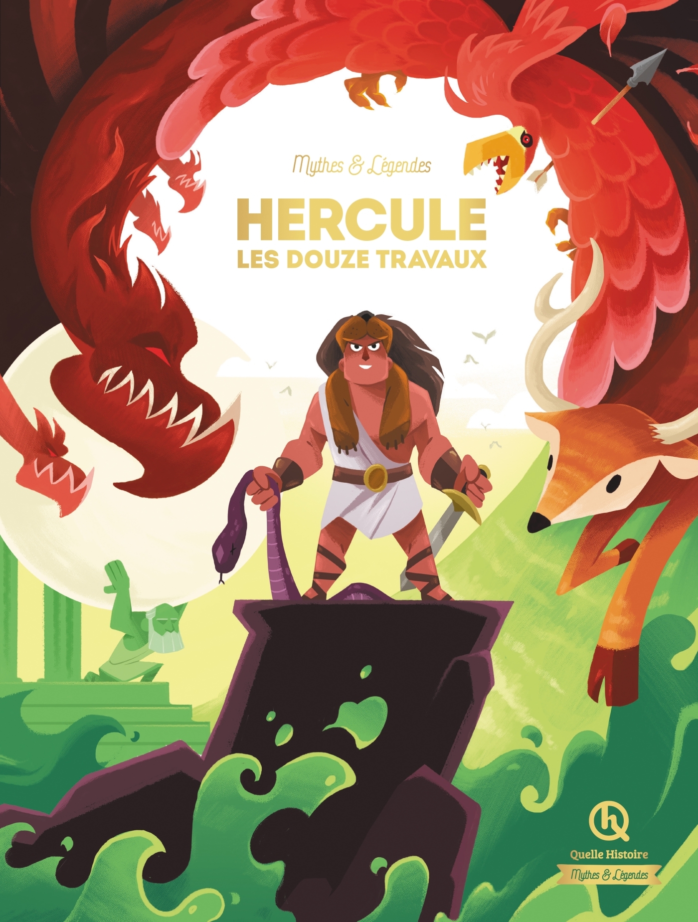 Les 12 travaux d'Hercule - Marine BREUIL-SALLES,  Mona Dolets - QUELLE HISTOIRE