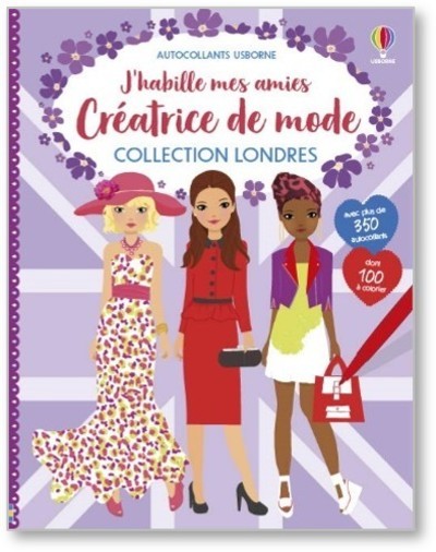Collection Londres - J'habille mes amies créatrice de mode - Fiona Watt - USBORNE