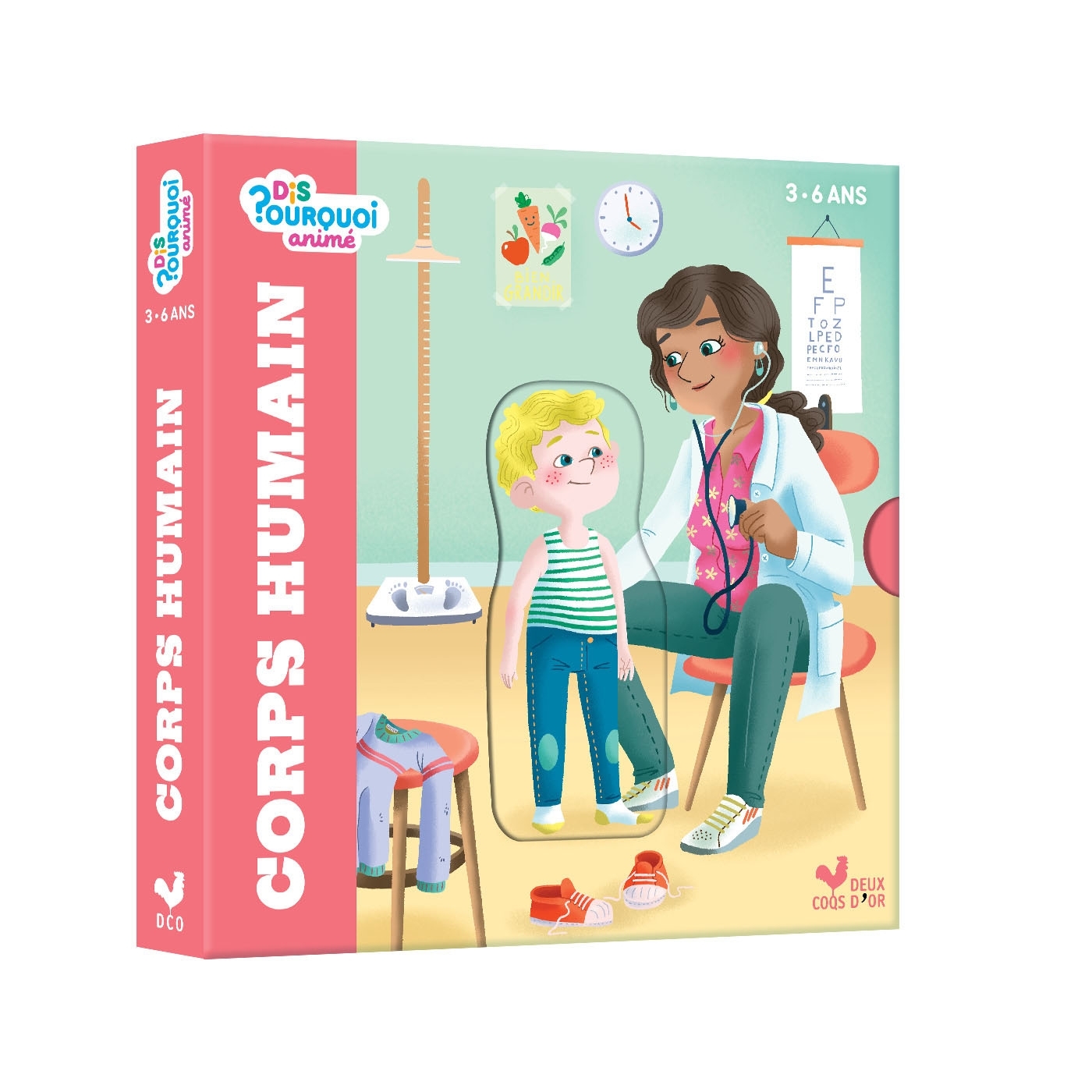 Dis pourquoi animé - le corps humain - Aurélie Desfour - DEUX COQS D OR