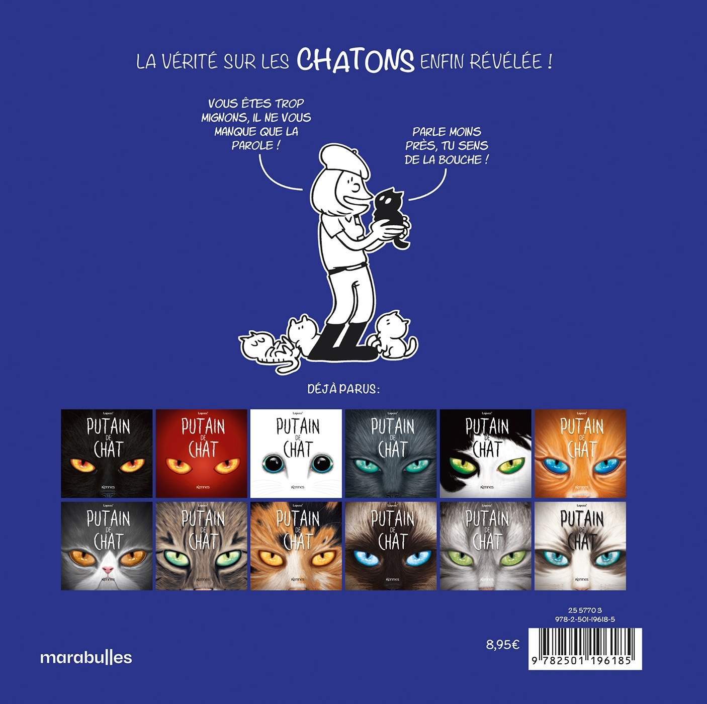 Putain de chat - Tome 0 -  Lapuss' - MARABULLES