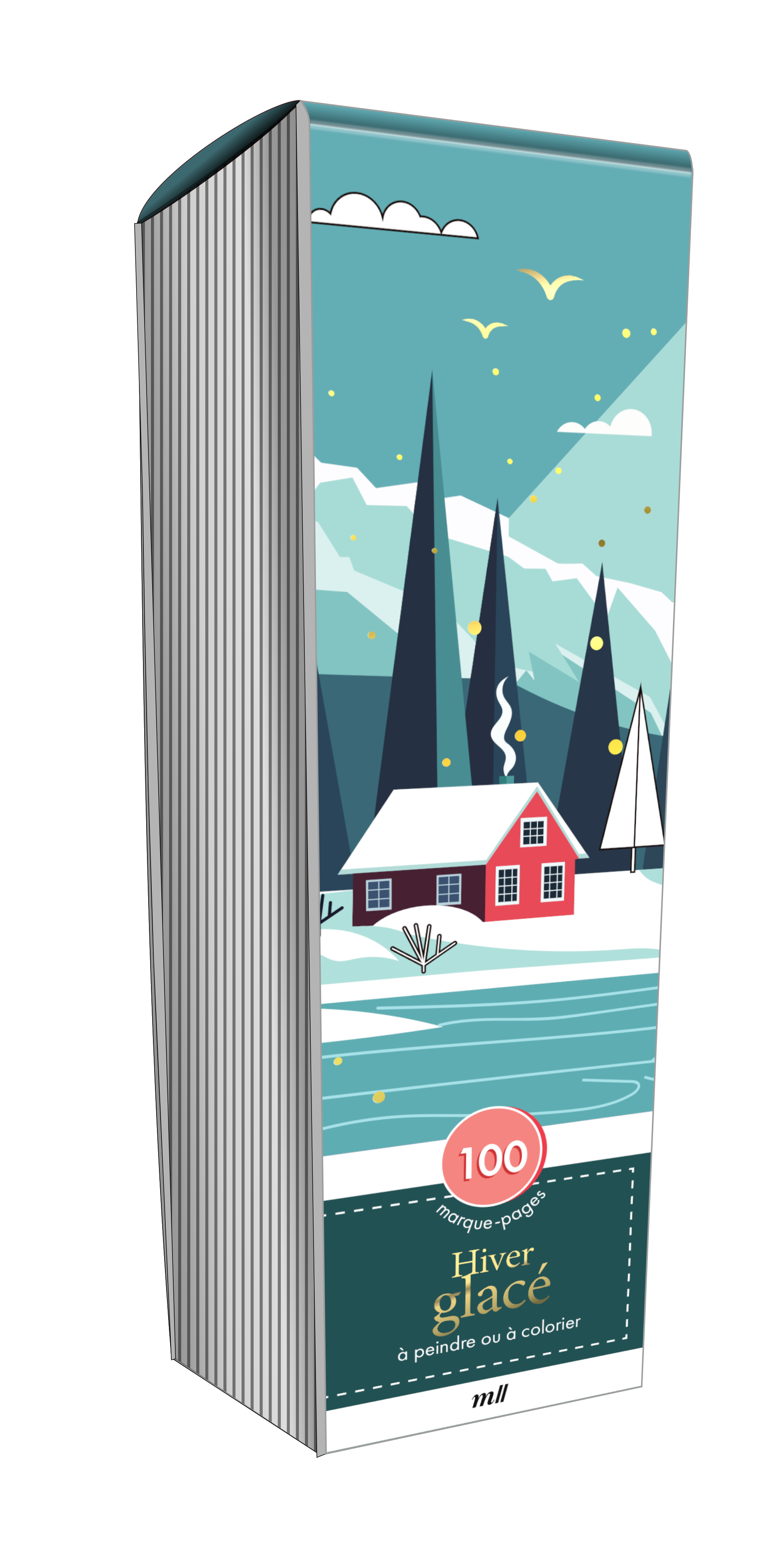 Marque-pages - Hiver glacé - Édition premium -  Collectif - MERCILESLIVRES