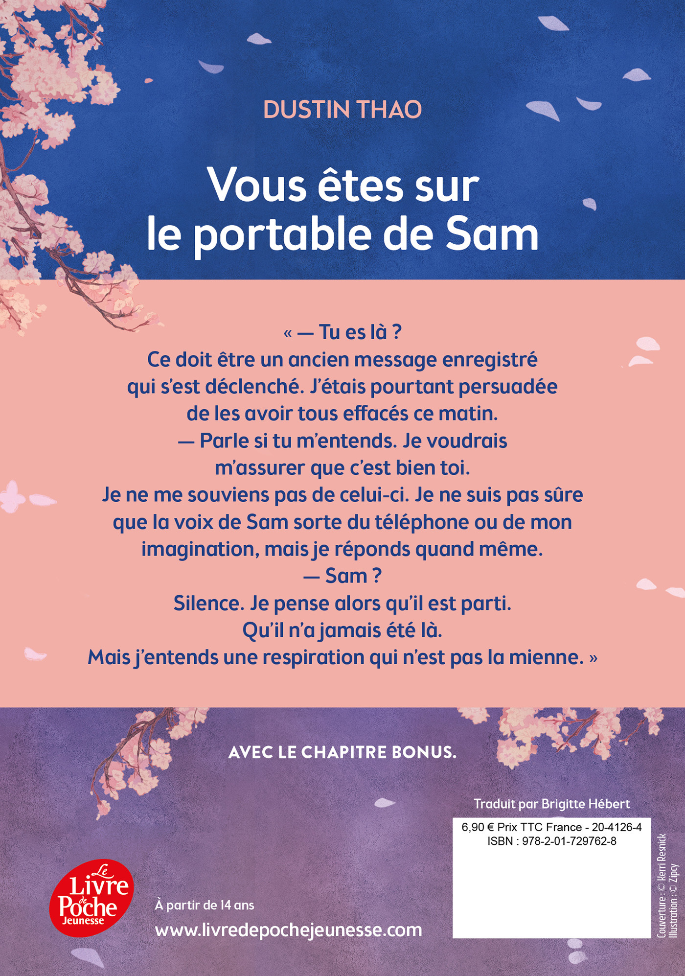 Vous êtes sur le portable de Sam - Dustin Thao - POCHE JEUNESSE