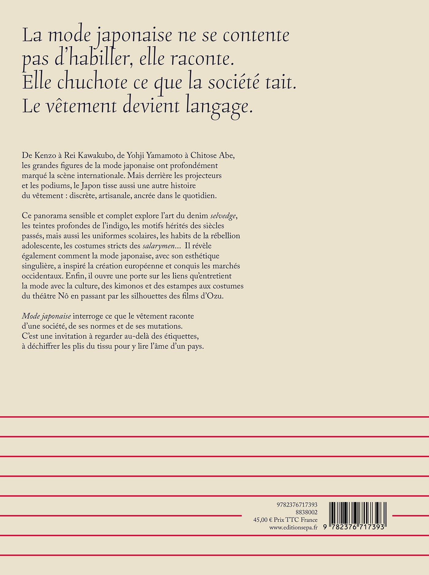 Mode japonaise - Clémence Leleu - EPA