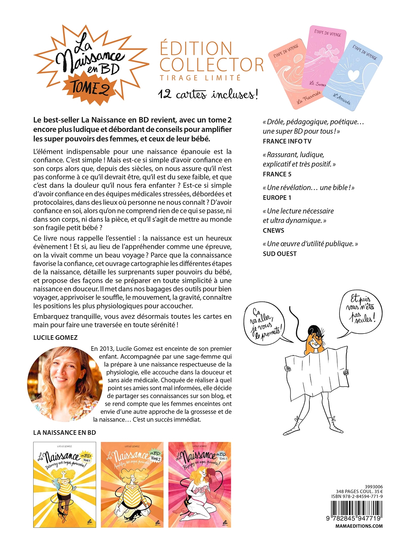 La Naissance en BD Tome 2 collector - Lucile Gomez - MAMA