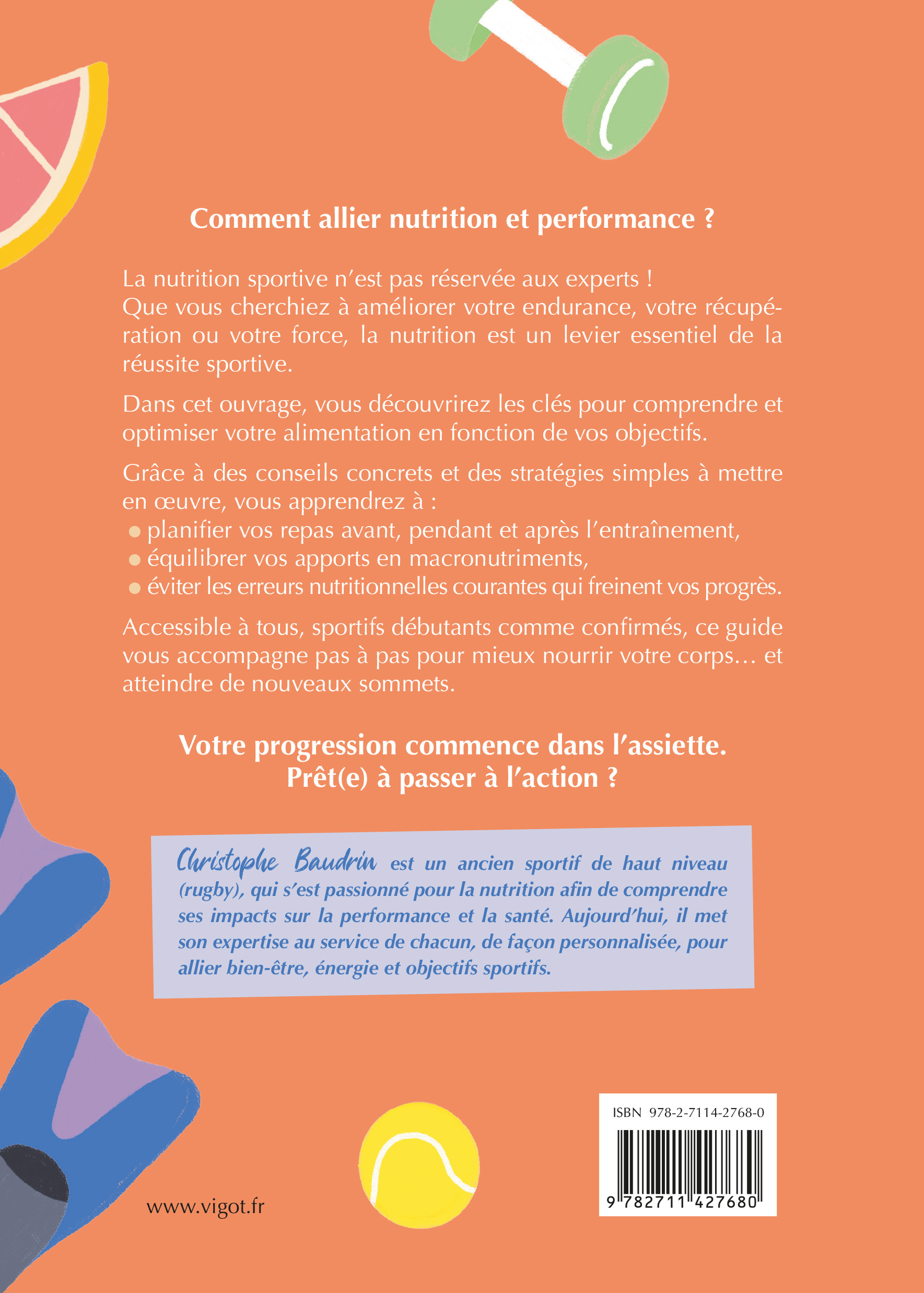 Le B.A.-BA de la nutrition sportive - Christophe Baudrin - VIGOT