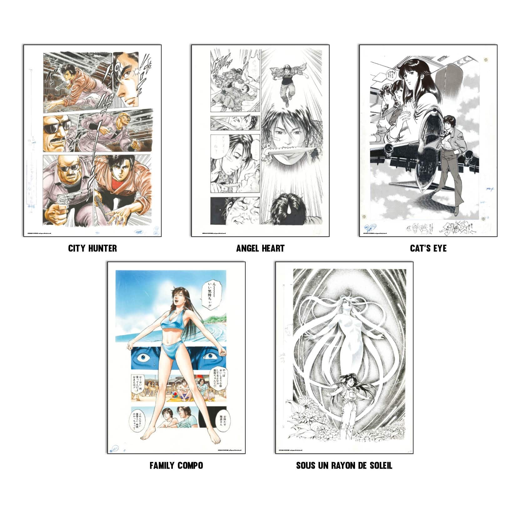 FACSIMILÉS TSUKASA HÔJÔ PACK 1 -  - ISAN MANGA