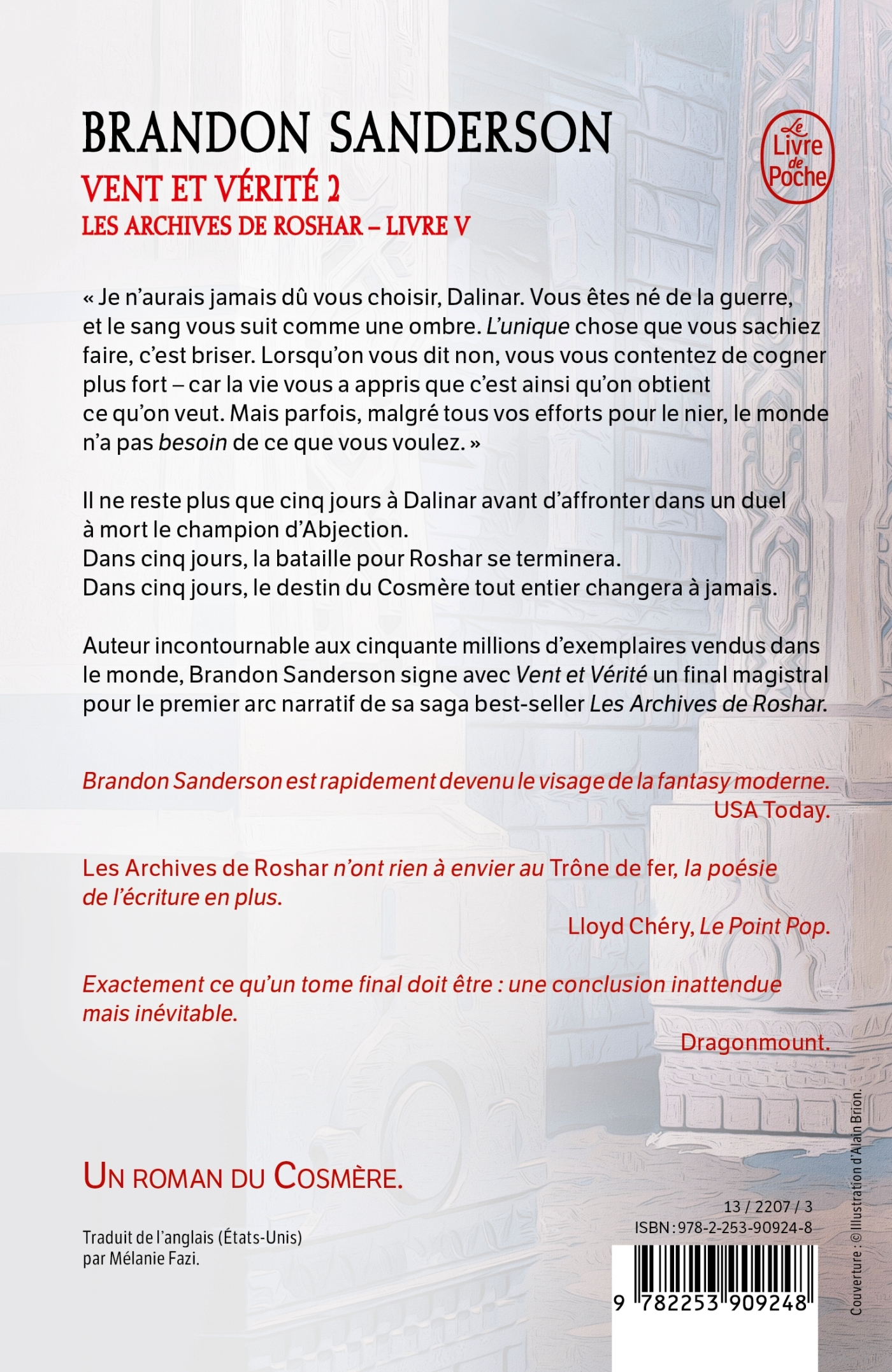 Vent et vérité, Volume 2 (Les Archives de Roshar, Tome 5) - Brandon Sanderson - LGF