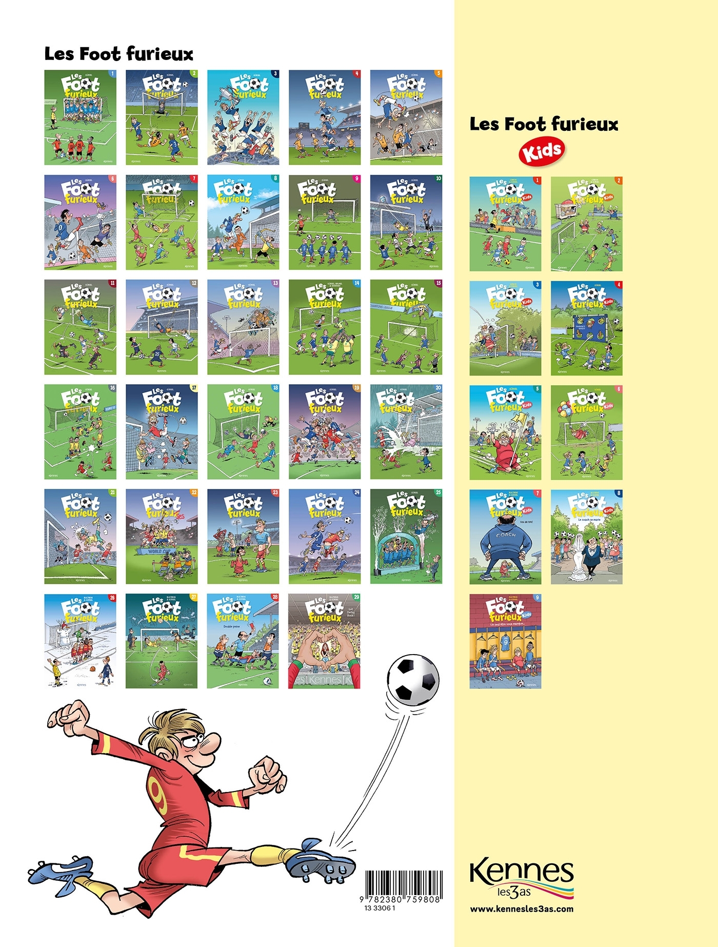 Les Foot furieux T29 - Daniel Bultreys - KENNES LES 3 AS