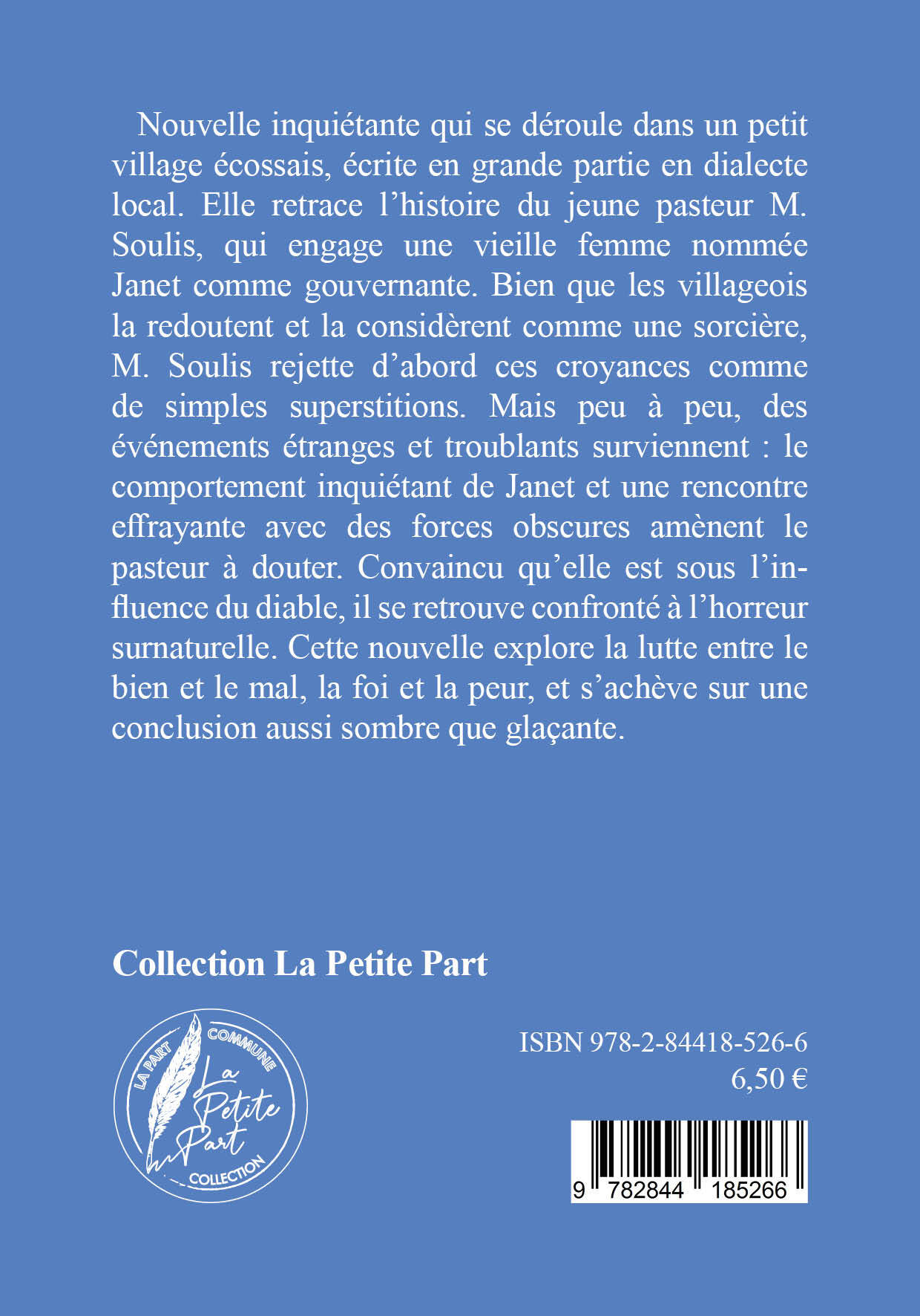 Janet la revenante suivi de Markheim -  STEVENSON ROBERT LOUIS, Robert Louis Stevenson - PART COMMUNE