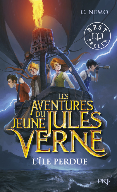 Les Aventures du jeune Jules Verne - tome 1 L'île perdue -  Capitaine Nemo - POCKET JEUNESSE