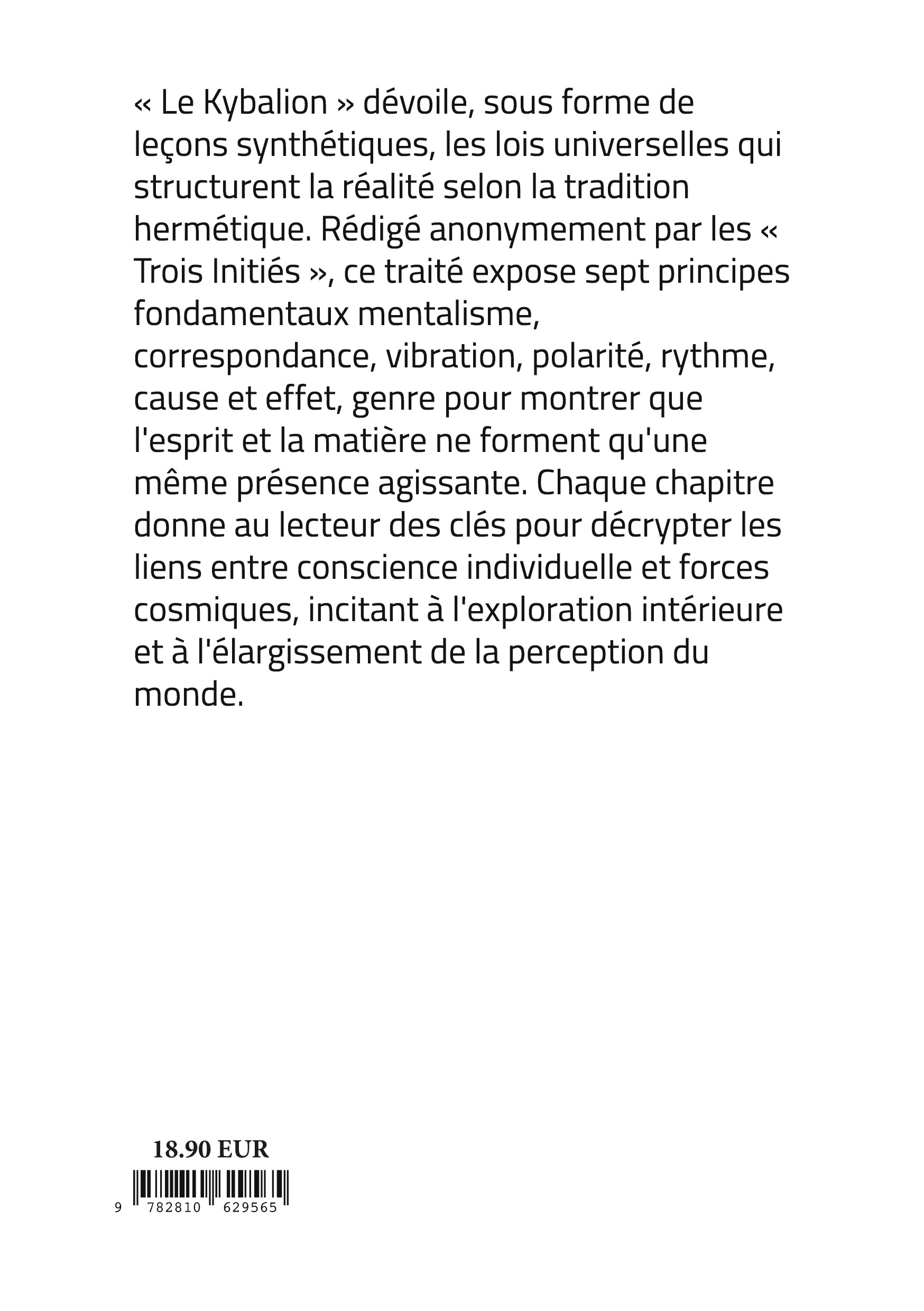 Le Kybalion -  INITIES TROIS, Trois Initiés - BOOKS ON DEMAND