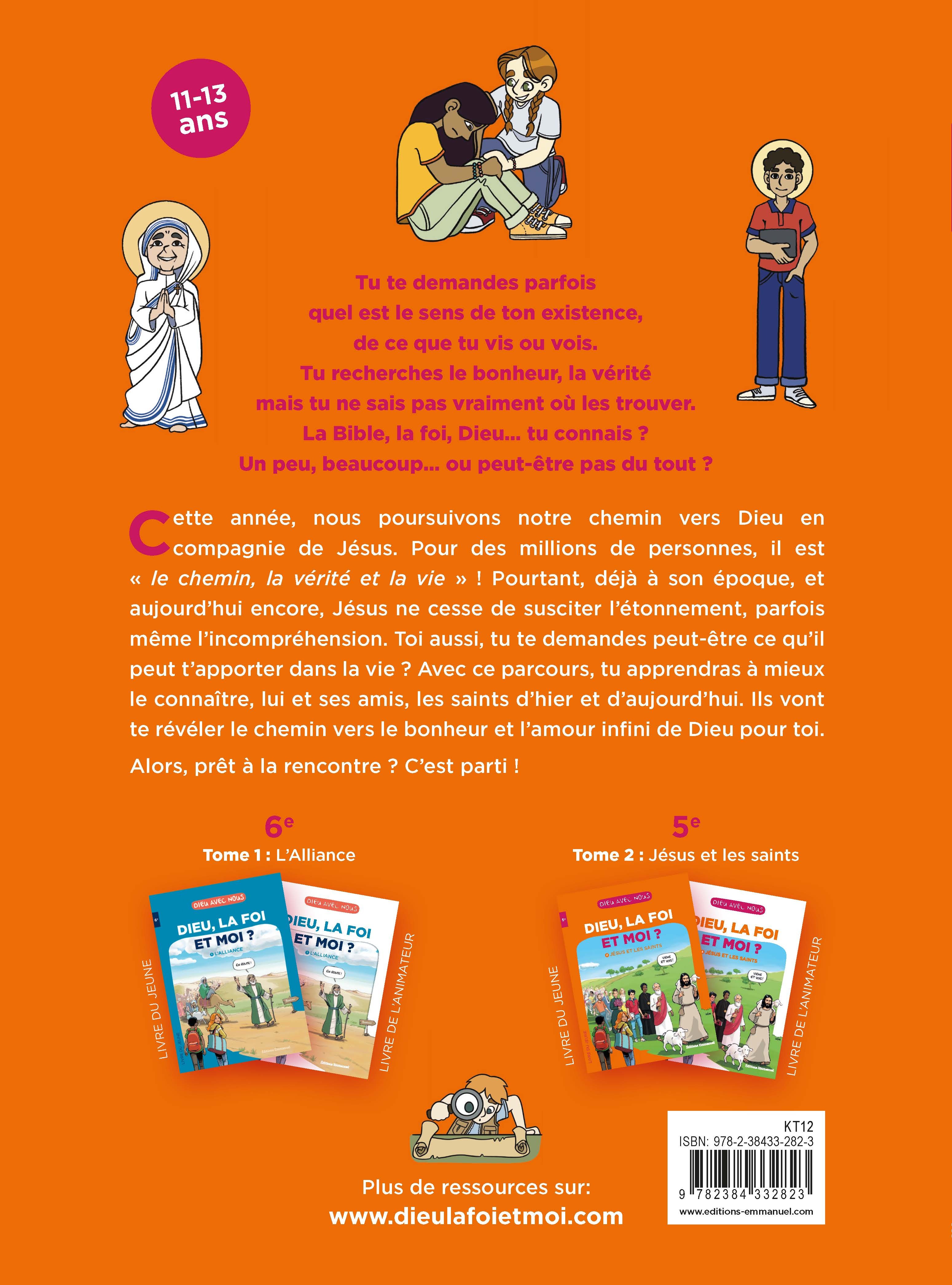 DIEU, LA FOI ET MOI ? - PARCOURS COLLEGE 5e - Livre Jeune -  Collectif - EMMANUEL