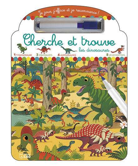 CHERCHE TROUVE LES DINOSAURES - XXX - LITO
