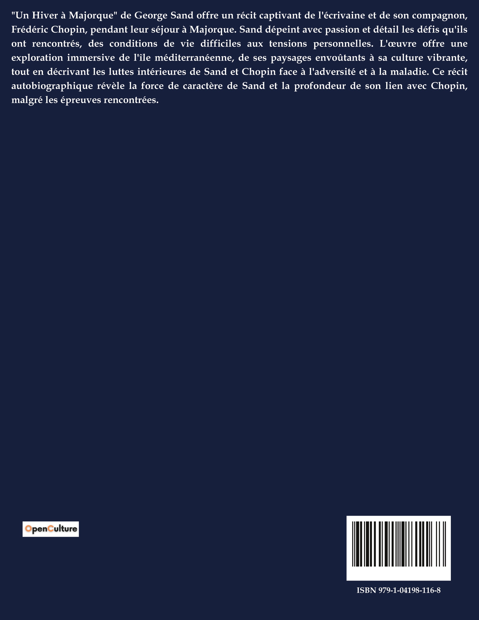 Un hiver à Majorque - George Sand - CULTUREA