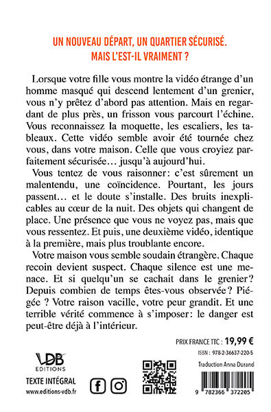 DES PAS DANS LE GRENIER - Andrea Mara - EDITIONS VDB