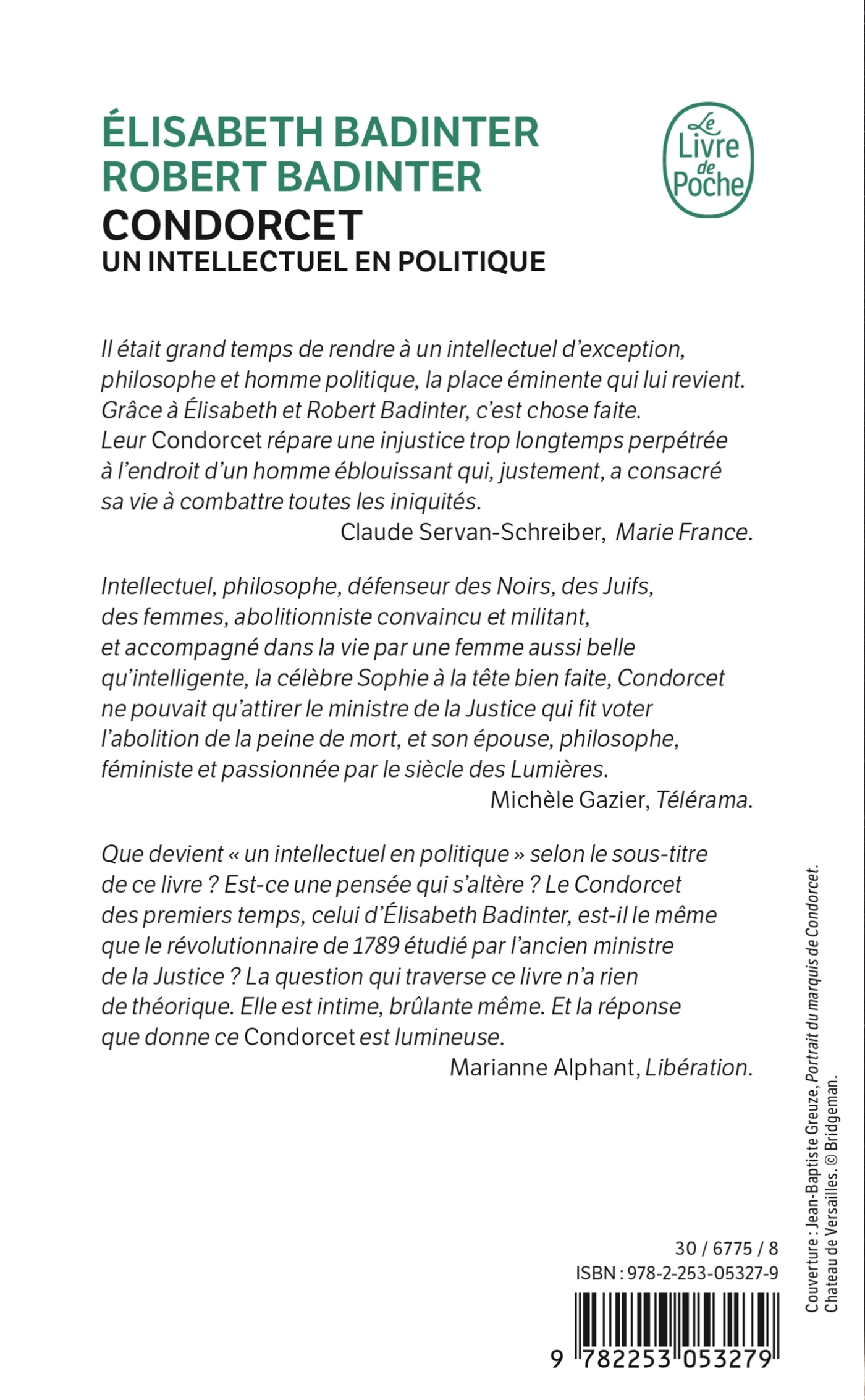 Condorcet - Élisabeth Badinter, Robert Badinter - LGF